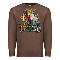 Chestnut can't be tamed horse Premium Sweatshirt - OliviaCreatesArt