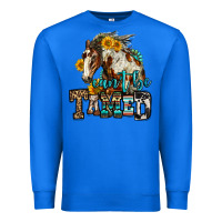 True Royal can't be tamed horse Premium Sweatshirt - OliviaCreatesArt