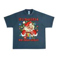 Midnight Navy its abuelita and pan dulce season mexican santa Urban Heavy Tee - MaliasSmallBusiness