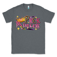Charcoal Heather pre k princess Classic Tee - NancyCooperArtShop