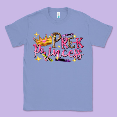 Pre K Princess Classic Tee Designed By Nancycooperartshop