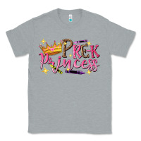 Heather Grey pre k princess Classic Tee - NancyCooperArtShop