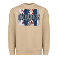 Mushroom new york baseball team spirit brushstrokes Heavyweight Sweatshirt - Artiststas