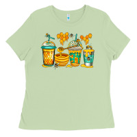 Matcha bumble bee honey coffee Ladies Tee - Jasminsmagicworld
