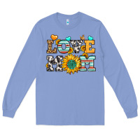 Colony Blue love mom Long Sleeve Tee - LillyAllenDesigns