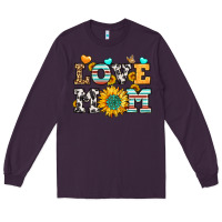 Plum love mom Long Sleeve Tee - LillyAllenDesigns