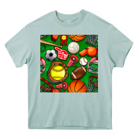 Arona physical education class seamless pattern Heavy Core Tee - BundleAndBundleShop