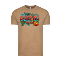 Vintage Coffee camping vibes Vintage Tee - NancyCooperArtShop