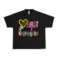 Black my first day of kindergarten Urban Heavy Tee - NancyCooperArtShop