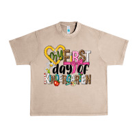 French Oak my first day of kindergarten Urban Heavy Tee - NancyCooperArtShop