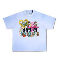 Grape Ice my first day of kindergarten Urban Heavy Tee - NancyCooperArtShop