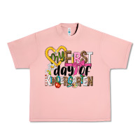 Salmon my first day of kindergarten Urban Heavy Tee - NancyCooperArtShop