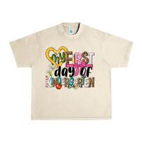 Sandshell my first day of kindergarten Urban Heavy Tee - NancyCooperArtShop