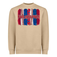 Mushroom philadelphia baseball team spirit brushstrokes Heavyweight Sweatshirt - Artiststas