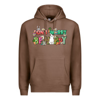 Chestnut Don't worry be hoppy Easter Day Premium Hoodie - HowdyJamesFarm