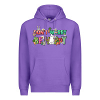 Purple Don't worry be hoppy Easter Day Premium Hoodie - HowdyJamesFarm