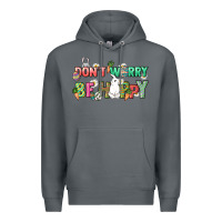 Rock Don't worry be hoppy Easter Day Premium Hoodie - HowdyJamesFarm