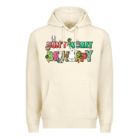Sandshell Don't worry be hoppy Easter Day Premium Hoodie - HowdyJamesFarm