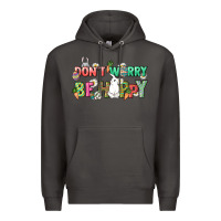 Smoke Don't worry be hoppy Easter Day Premium Hoodie - HowdyJamesFarm