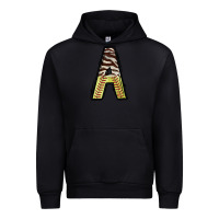 Black softball alphabet a Urban Hoodie - CowhideDigitalArt