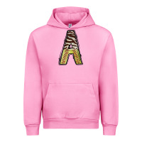 Fuchsia Pink softball alphabet a Urban Hoodie - CowhideDigitalArt