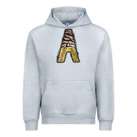 Heather Grey softball alphabet a Urban Hoodie - CowhideDigitalArt