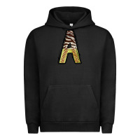 Pigment Black softball alphabet a Urban Hoodie - CowhideDigitalArt