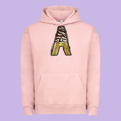 Softball Alphabet A Urban Hoodie Designed By Cowhidedigitalart