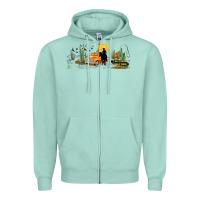 Seafoam western i got a heart like a truck Zipper Hoodie - TumblerDesignByShophia