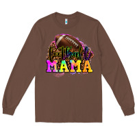 Chestnut football mama Long Sleeve Tee - LillyAllenDesigns