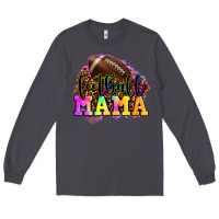 Smoke football mama Long Sleeve Tee - LillyAllenDesigns