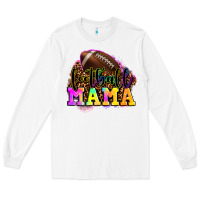 White football mama Long Sleeve Tee - LillyAllenDesigns