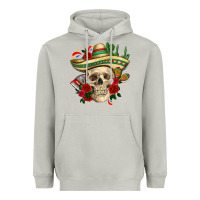 Moon Dust Di de los muertos with roses Mexico Heavyweight Hoodie - HowdyJamesFarm