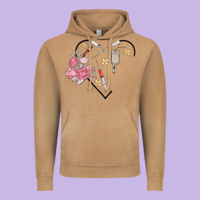 Phlebotomy Add Your Name Vintage Hoodie Designed By Maliassmallbusiness