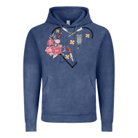 Vintage Denim phlebotomy add your name Vintage Hoodie - MaliasSmallBusiness