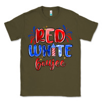 Army Green red white boujee Classic Tee - MaliasSmallBusiness