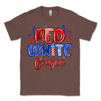 Chestnut red white boujee Classic Tee - MaliasSmallBusiness