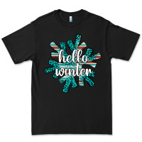 Black hello winter Premium Tee - AdoDesignShop