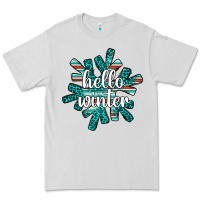 Dove Grey hello winter Premium Tee - AdoDesignShop
