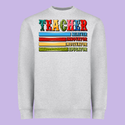 Teacher Heavyweight Sweatshirt Designed By Artiststas