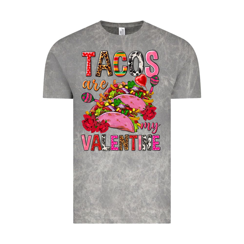 Tacos Are My Valentine Vintage Tee by NancyCooperArtShop | Teevron