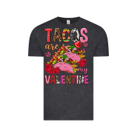 Vintage Black tacos are my valentine Vintage Tee - NancyCooperArtShop