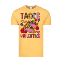 Vintage Mustard tacos are my valentine Vintage Tee - NancyCooperArtShop