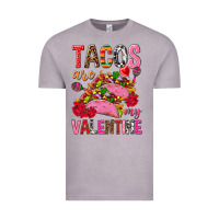 Vintage Zinc tacos are my valentine Vintage Tee - NancyCooperArtShop