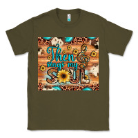 Army Green then sings my soul treble clef Classic Tee - JahusDesignShop