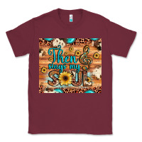 Burgundy then sings my soul treble clef Classic Tee - JahusDesignShop