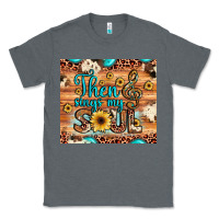 Charcoal Heather then sings my soul treble clef Classic Tee - JahusDesignShop