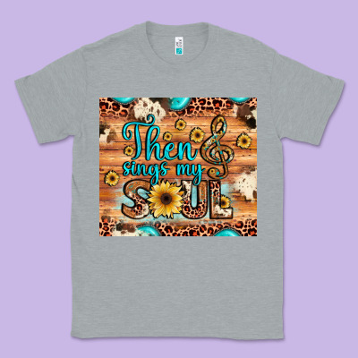 Then Sings My Soul Treble Clef Classic Tee Designed By Jahusdesignshop