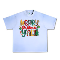 Grape Ice merry christmas y'all Urban Heavy Tee - MaliasSmallBusiness