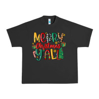Pigment Black merry christmas y'all Urban Heavy Tee - MaliasSmallBusiness